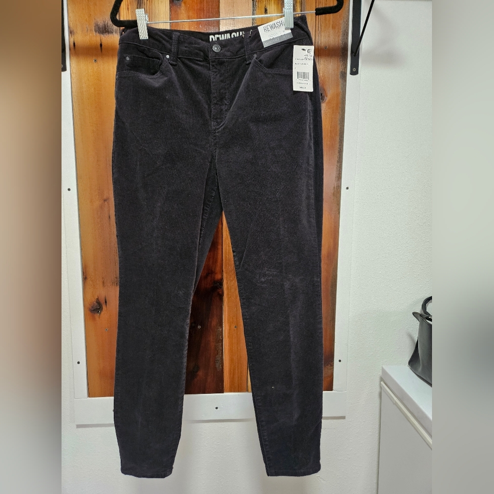 Rewash Black Fashion Ankle Pants